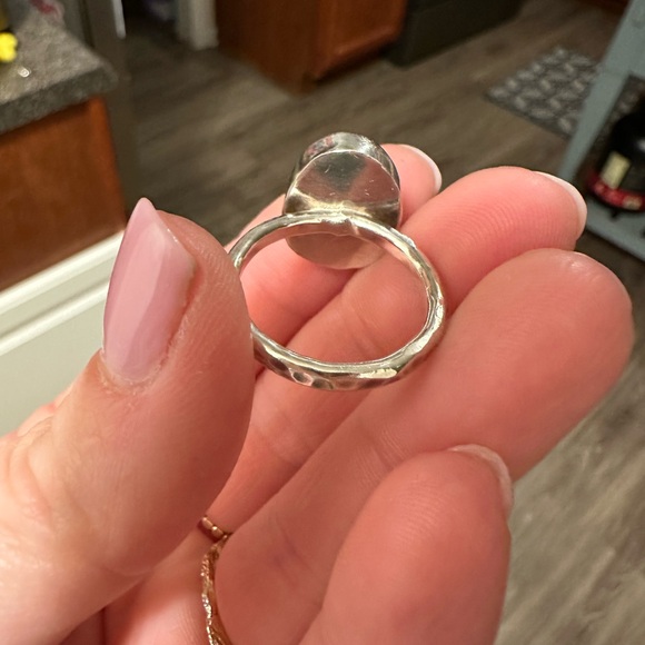 Chocolate Moonstone & Sterling Silver ring - Picture 7 of 11